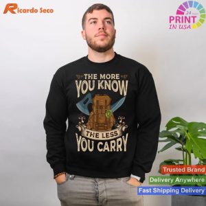 Bushcraft Knowledge Embrace Efficiency with Our T-shirt