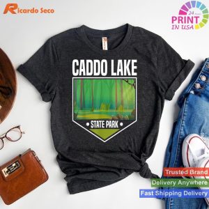 Caddo Lake Wonders Outdoor Adventure Exploration T-shirt