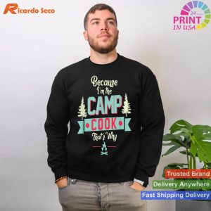 Camp Cook Humor - Outdoor Camping Funny T-shirt