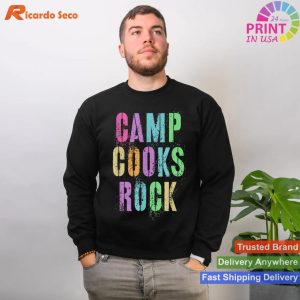 CAMP COOKS ROCK - Funny Campground Chef Kitchen T-shirt