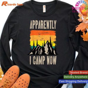Camping Debut Celebrate with Our First Time T-shirt