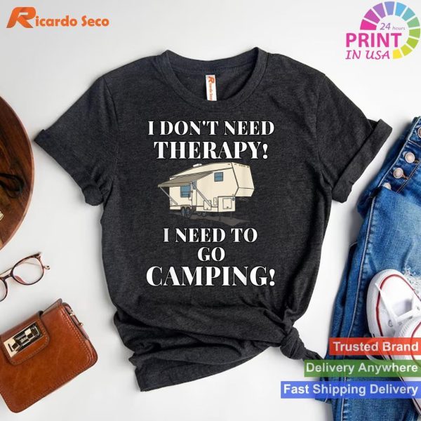 Camping Enthusiast 5th Wheel T-Shirts for the Outdoor Lover