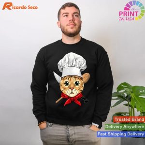 Cat Chef - Feline Kitten Cooking Lover T-shirt