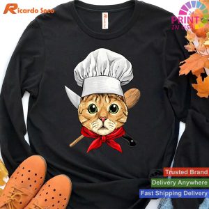 Cat Chef - Feline Kitten Cooking Lover T-shirt