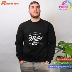 Champagne of Beers Miller High Life T-shirt