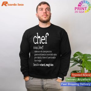 Chef Definition - Humorous Dictionary Cooking Gift T-shirt