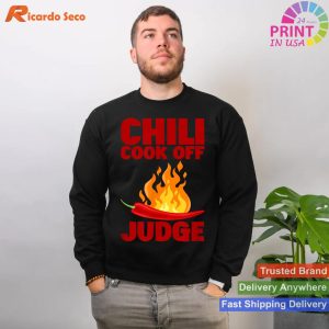 Chili Cook Off Judge Extraordinaire Official Judging T-shirt