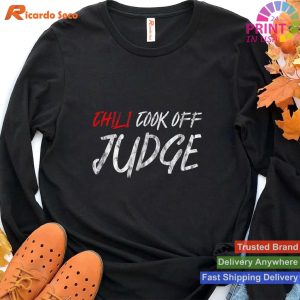 Chili Cook Off Judge Supreme Official Judging T-shirt