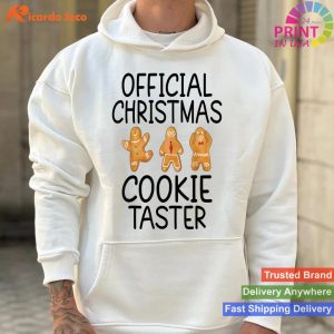 Christmas Cookie Taster Cookie Baking Crew Gingerbread T-shirt