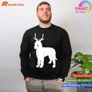 Christmas Goldendoodle Reindeer Doodle Dog Gift T-shirt