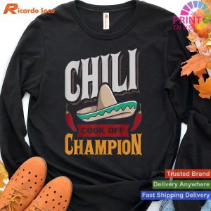 Cooking Competition Glory Chili Cook Off Champion T-shirt