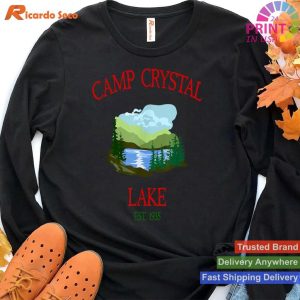 Costume Style Camp Crystal Lake Counselor with Back Design T-shirt