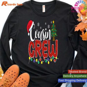 Cousin Crew Christmas Family Reunion Making Memories Xmas T-shirt
