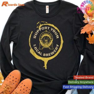 Craft Beer Brewery Theme T-shirt