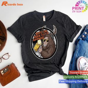 Deer Camp Bigfoot Show Your Humor with Our T-shirt