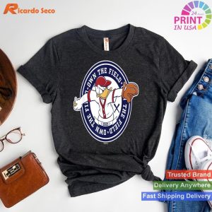 Disney Donald Duck Baseball Pitcher Own the Field Sports T-shirt