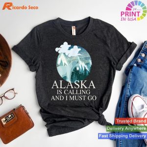Explore the Wild Alaska Polar Bear Calling Adventure T-shirt