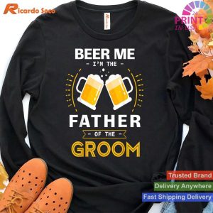 Father of the Groom Drinking Team T-shirt