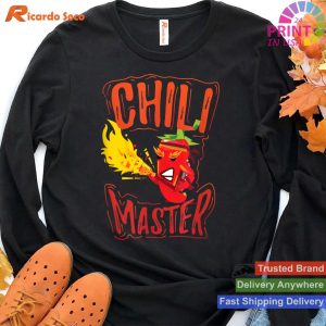 Flavorful Competition Chili Cook Off Red Pepper Gift T-shirt