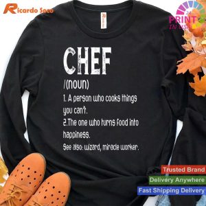 Funny Baking Chef Definition - Cooking T-shirt