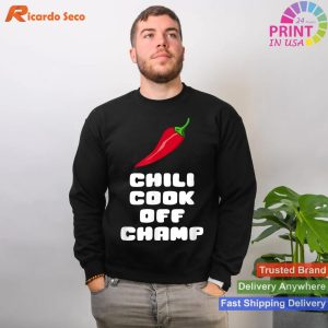 Funny Cookoff Vibes Chili Cook Off Champ T-shirt