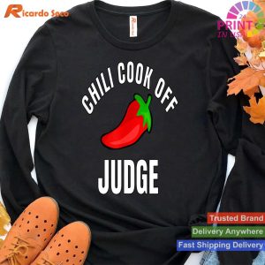 Graphic Appeal Red Chili Pepper Judge Cook Off Shirt T-shirt