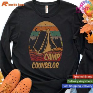 Happy Camper Camp Counselor Camping Lovers Gifts T-shirt