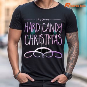 Hard Candy Christmas Christmas T-shirt is worn on the human body