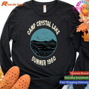 Horror Movie Gift Camp Crystal Lake Summer 1980 Halloween  T-shirt