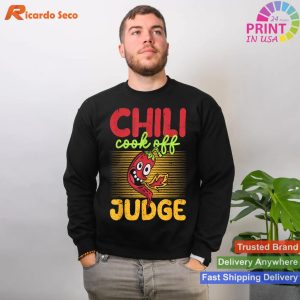 Humorous Mexican Judge Chili Cook Off T-shirt