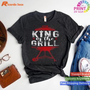 King Of The Grill - BBQ Smoker Dad Exclusive T-shirt
