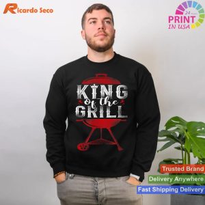 King Of The Grill - BBQ Smoker Dad Exclusive T-shirt