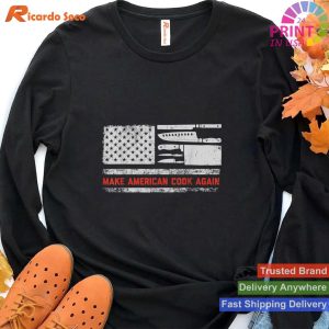 Make America Cook Again - Chef's 4th of July T-shirt
