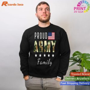 Military Family Pride Celebrate with Our Army Graduation T-shirt