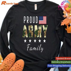 Military Family Pride Celebrate with Our Army Graduation T-shirt