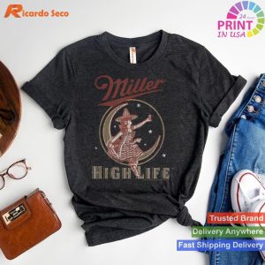 Miller High Life Vintage Moon Logo T-shirt