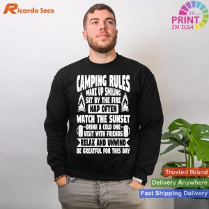 Motorhome Rules Establish with Our Humorous Camping Hoodie
