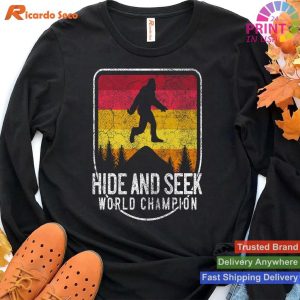 Mountain & Bigfoot Adventures Embrace the Mystery with Our T-shirt