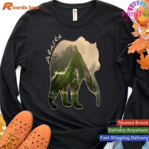 Nature's Majesty Alaska Bear Grizzly Bear Short Sleeve T-shirt