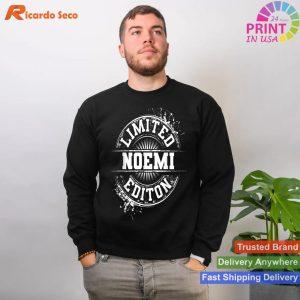 NOEMI Limited Edition Funny Personalized Name Gift Idea T-shirt