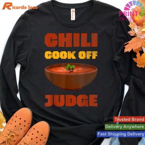 Official Judging Gear Chili Cook Off Judge T-shirt