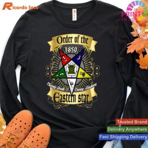 Order Of The Eastern Star OES Ring Diva Sisters of Color T-shirt