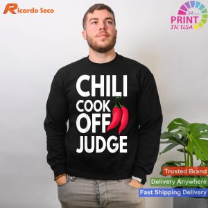 Red Chili Elegance Chili Cook Off Judge T-shirt