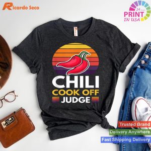 Red Chili Excellence Third Edition Judge Cook Off T-shirt