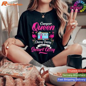 RV Camper Queen Rock Your Adventures with Our Classy T-shirt