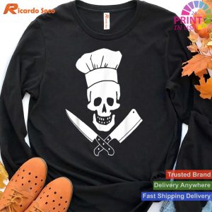 Skull Chef Hat - Restaurant Cooking Gift T-shirt