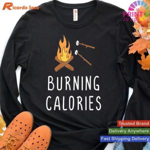 S'mores Camping Humor Lighten Up Your Trip with Our T-shirt