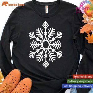 Snowflake, Christmas, Men Women Kids, Xmas, Winter Snow Star T-shirt