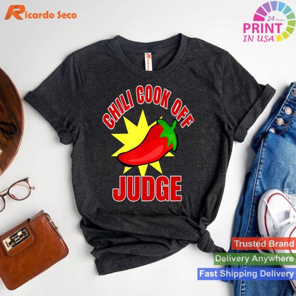Spice Infusion Hot Pepper Judge Cook Off Shirt T-shirt