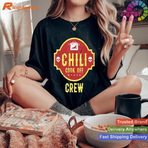Spicy Texas Fair Vibes Chili Cook Off Crew T-shirt